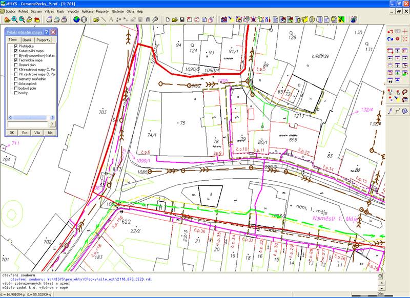 geodet - kolín - geografické informační systémy - generel - draslovka